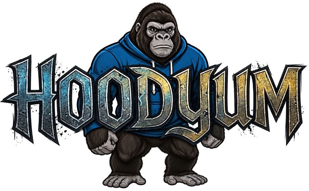 Hoodyum gorilla logo